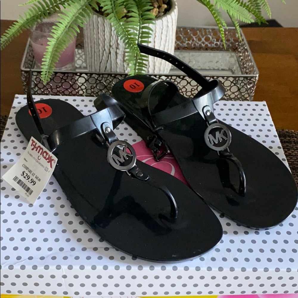 Black Michael Kors sandals